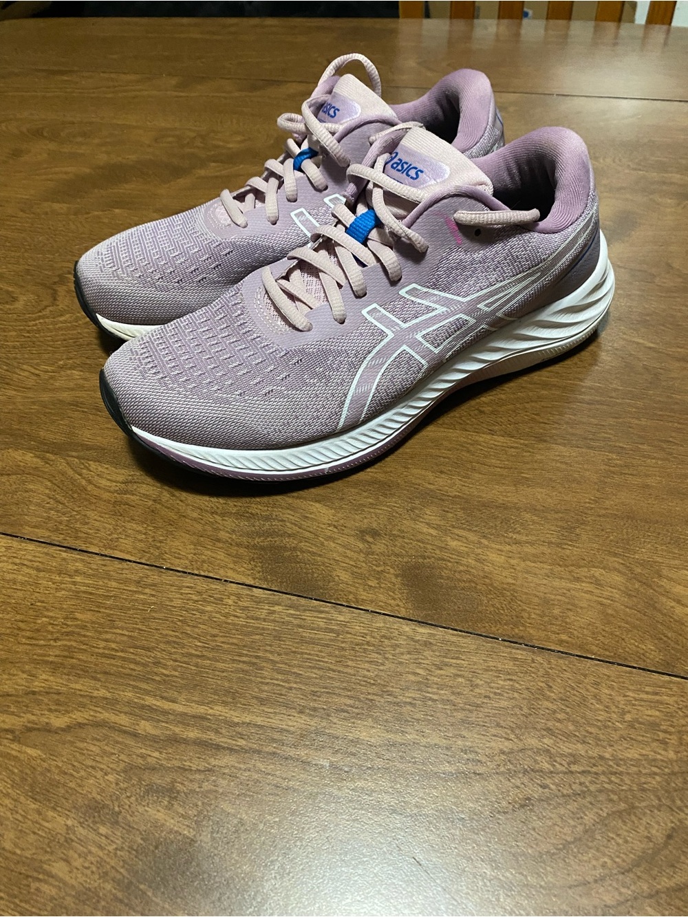 ASICS Women's Athletic Running Shoes in Dusty Mauve and White
